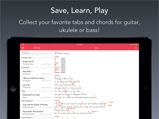 Screenshot #4 pour Practice Book: Tabs and Chords