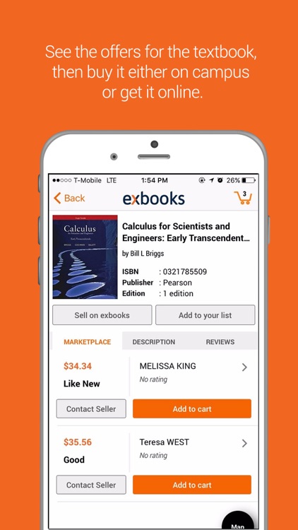 On Campus Textbook Finder!Easily, Find Buy or Sell