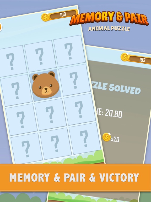 Screenshot #5 pour Animal Puzzle: Memory and Pair