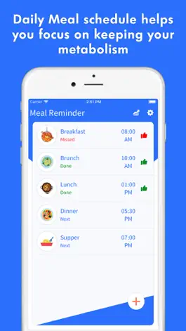 Game screenshot Meal Reminder - Time to Eat apk