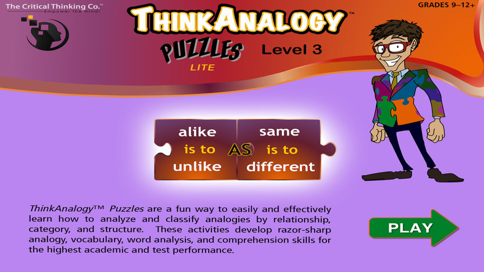 ThinkAnalogy™ Puzzles 3 (Lite) - 4.1.0 - (iOS)