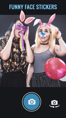 Funny Face Changer-Try Cute and Funny Stickers screenshot 1