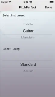 pitchperfect guitar tuner iphone screenshot 2