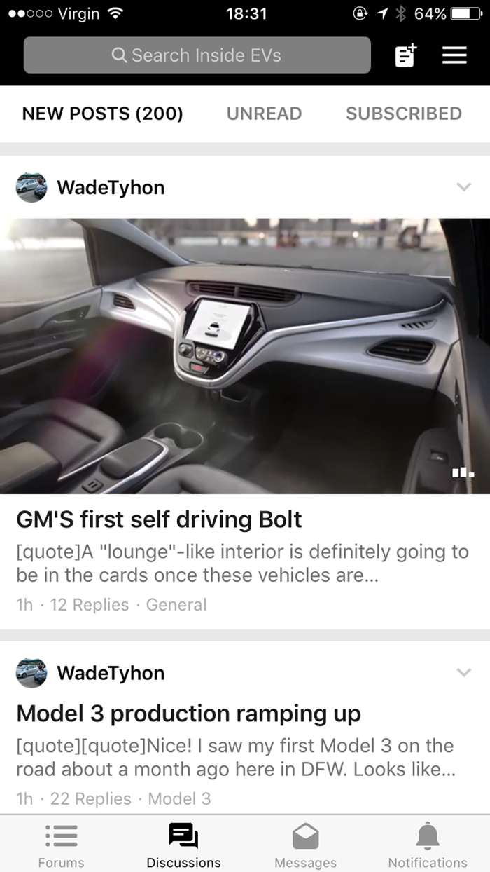 Inside EVs Forum