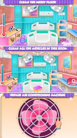 Game screenshot Hospital Room Cleaning apk