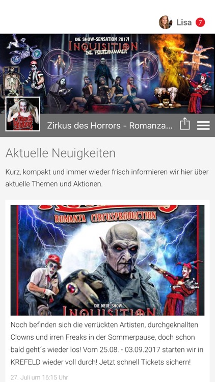 Zirkus des Horrors