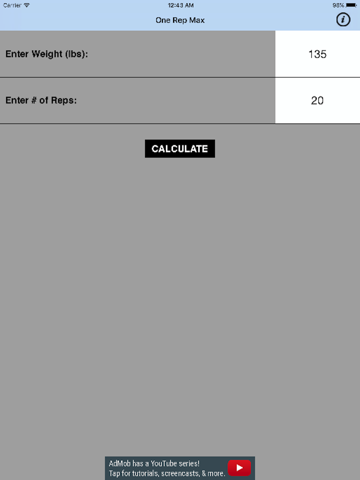 1 Rep Max - náhled