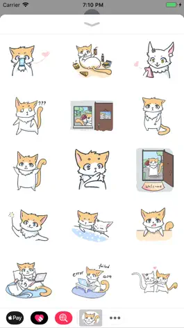 Game screenshot Jet Cat Sticker Pack hack