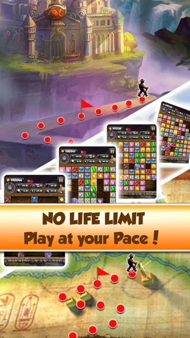 Jewel Games Quest 2 - Match 3# Screenshot
