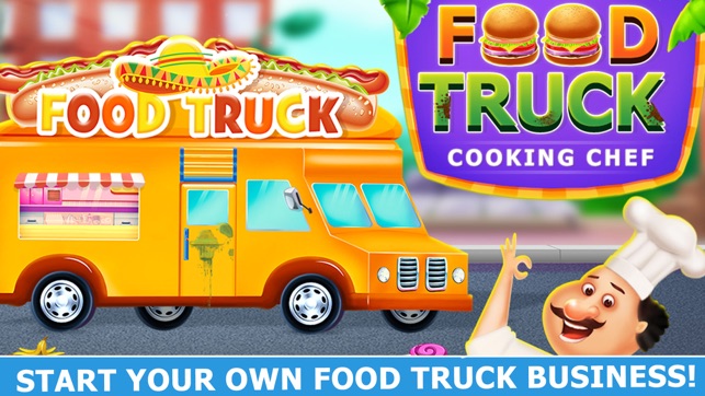 Street Food Truck Cooking Chef