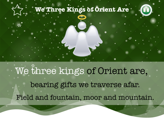 Sing Along Christmas Carols iPad screenshot