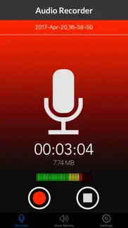 voice recorder & audio memos iphone screenshot 1