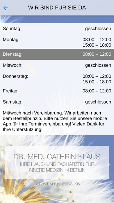 Screenshot #3 pour Dr.C.Klaus-Internistin Berlin