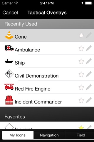Incident Command Table screenshot 4