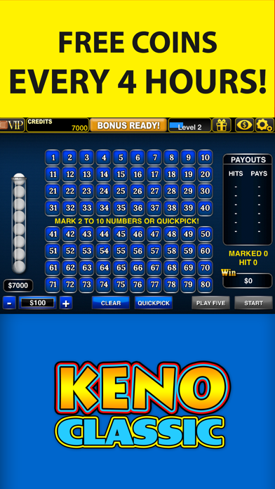 Keno Classic - Vegas Keno Gameのおすすめ画像3