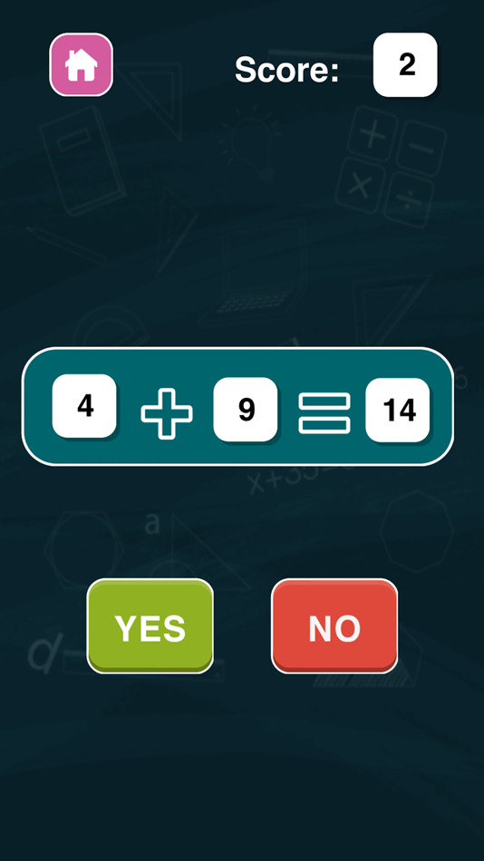 #3. Math Challenge Quiz - Math Trivia (iOS) Podle: Muhammad Taqweem Sultan