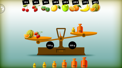 Screenshot #1 pour Exercices de pesée