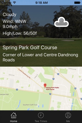Spring Park Golf Tee Times screenshot 2