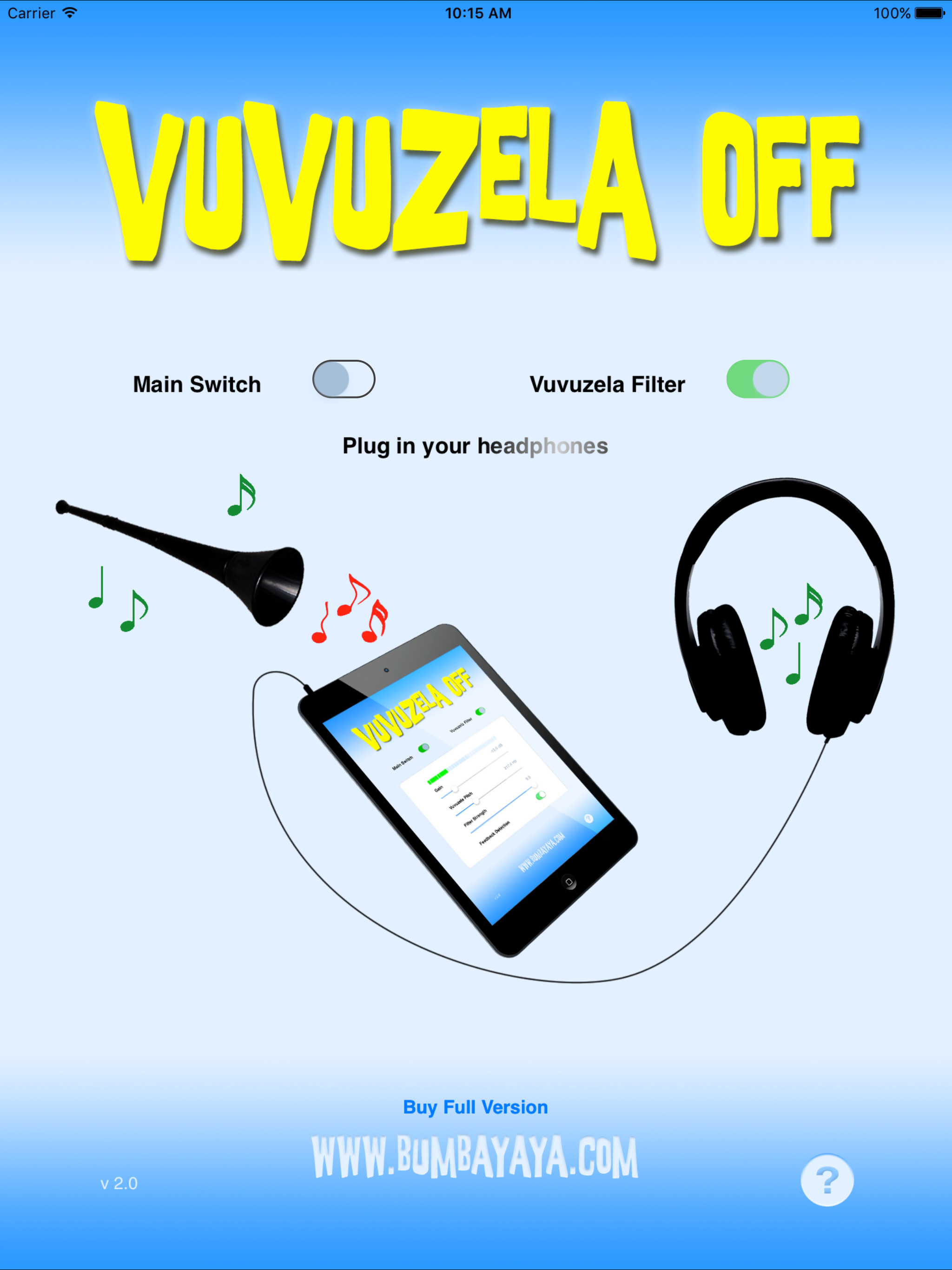 VuvuzelaOff screenshot 4