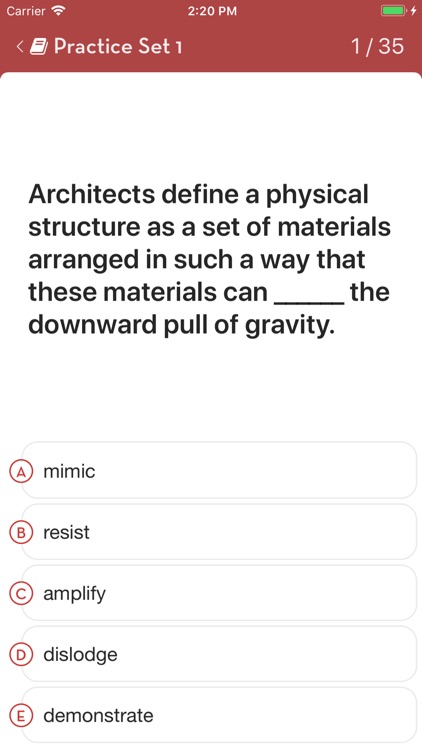 SAT Practice: Vocabulary screenshot-3