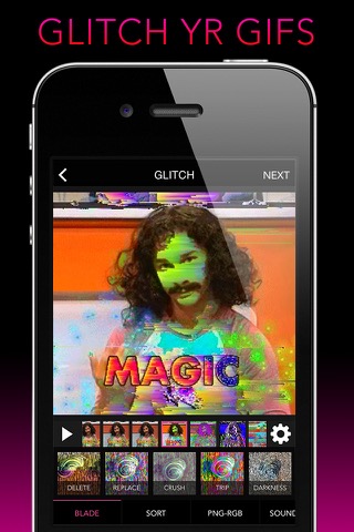 Glitch Wizard - Distort Photos to Trippy GIFsのおすすめ画像1