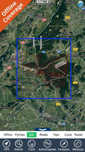 Meinweg National Park GPS and outdoor map(圖5)-速報App