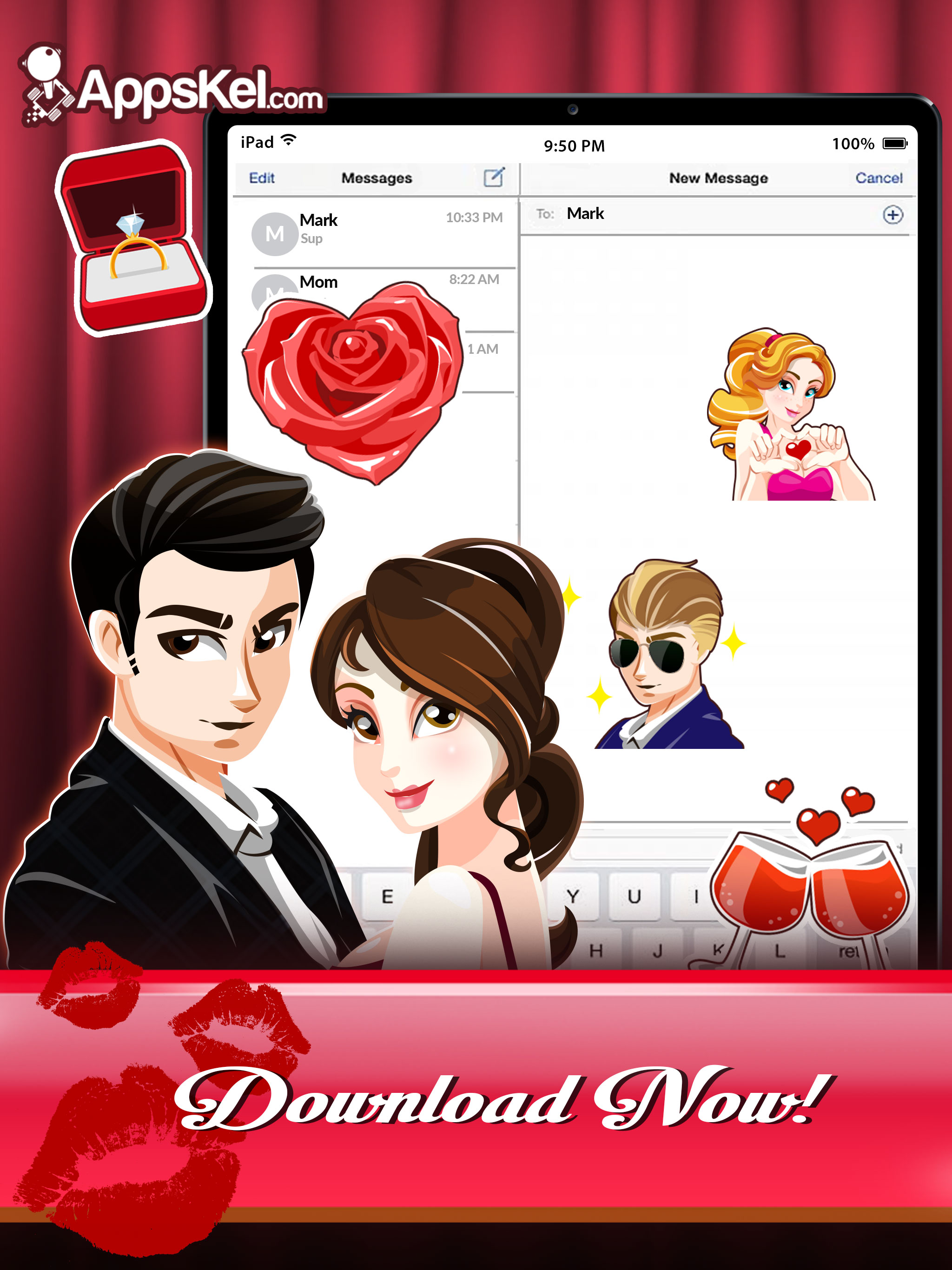 A Sexy Love Emoji Stickers