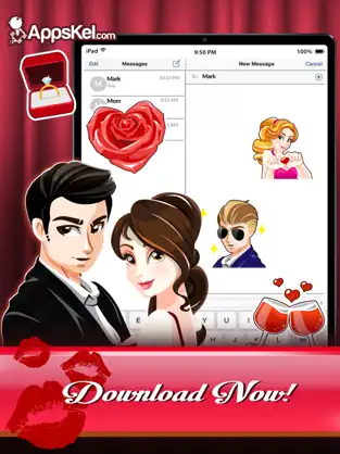 Screenshot 5 A Sexy Love Emoji Stickers iphone