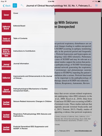 Journal of Clinical Neurophysiology screenshot 3