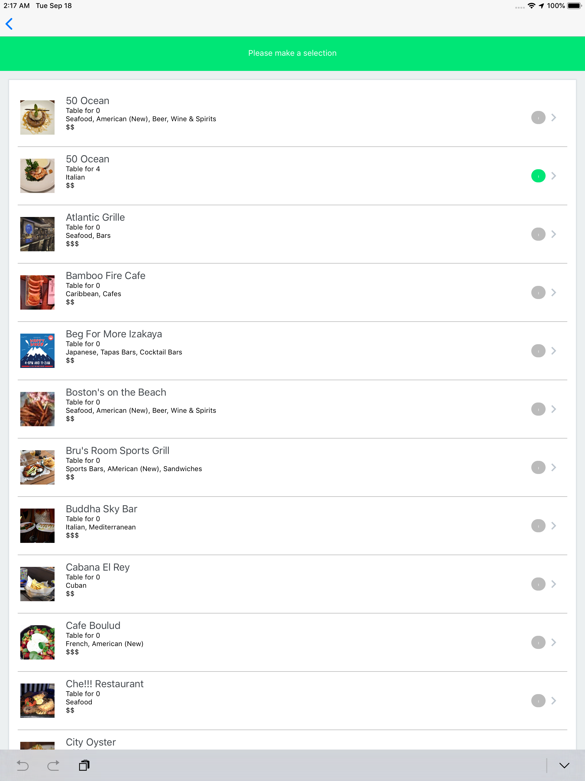 Greenlight Dining screenshot 8