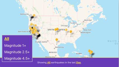 Earthquake App app screenshot