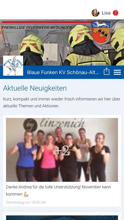 Blaue Funken KV Schönau-Alten.