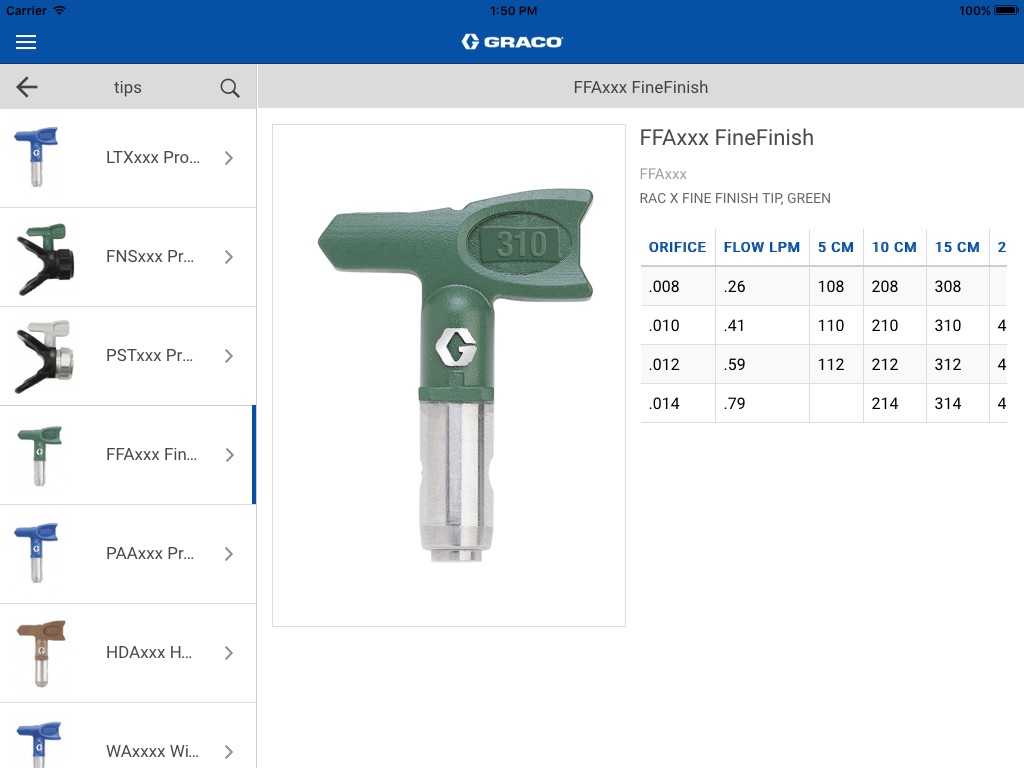 Graco CED EMEA screenshot 3