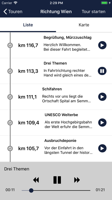 Audioguide Semmeringbahn screenshot 3