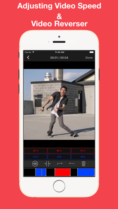 Screenshot #1 pour Video Reverser - Time inverse