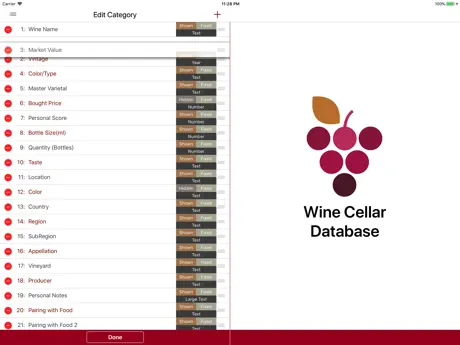 Wine Cellar Database