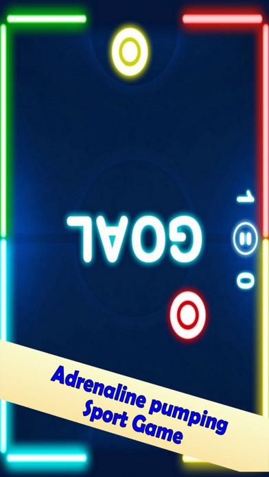 Neon Air Hockey Play screenshot 2