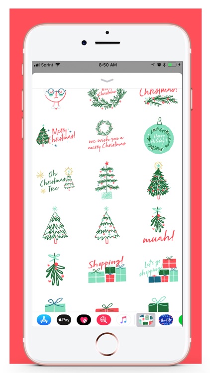 Her Holiday Stickers