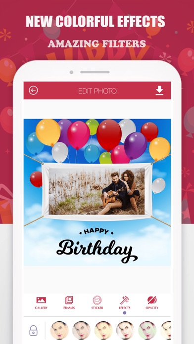 Happy Birthday Photo Frames Maker and Photo Frames screenshot 4