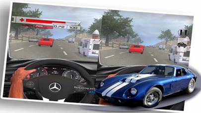 VR Car Driver Traffic Racing screenshot 2
