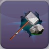 Person Box Jump with Hammer icon