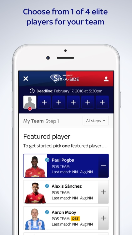 Sky Sports Fantasy Six-a-Side