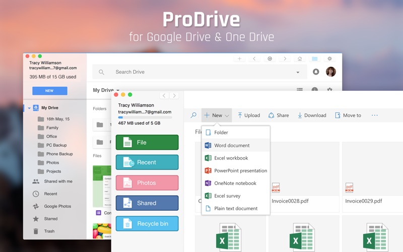 Screenshot #1 pour ProDrive for Google & OneDrive
