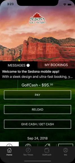 Game screenshot Sedona Golf Resort Tee Times mod apk