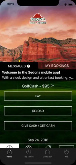 Game screenshot Sedona Golf Resort Tee Times mod apk