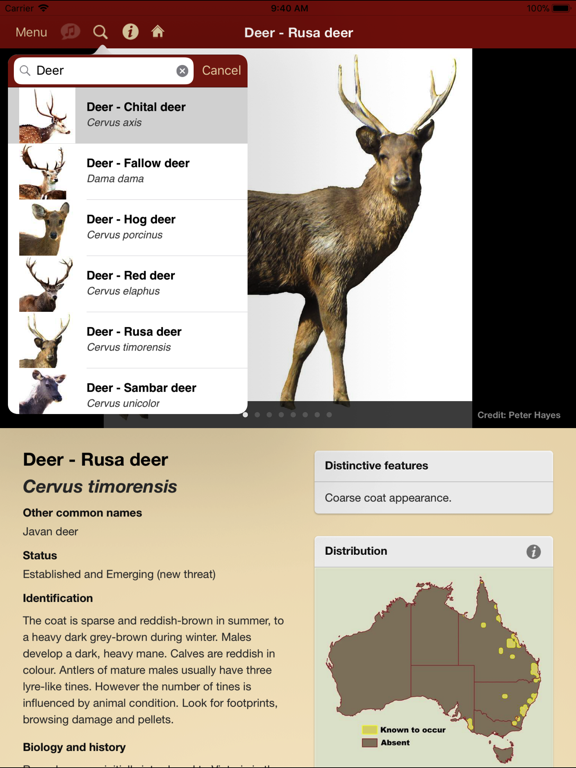 Screenshot #5 pour Field Guide to Pest Animals