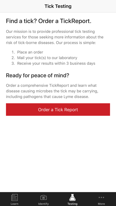 TickReport iPhone screenshot 7 - Health & Fitness app