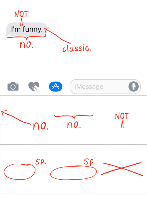 MessageBomb Stickers iPad screenshot 1 - Stickers app