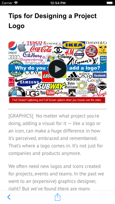 Tech-Talk App iPhone screenshot 4 - Education app