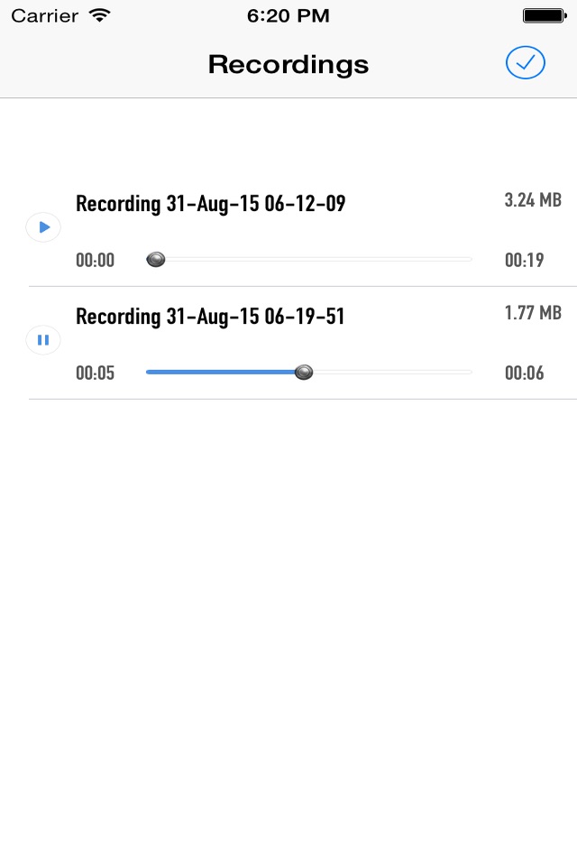 Ez Dictaphone - Voice Record screenshot 2